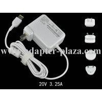 Nec PA-1650-37N 20V 3.25A AC/DC Adapter/Nec PA-1650-37N 20V 3.25A Power Supply Cord