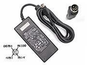 *Brand NEW* Genuine CWT 24v 3.1A 74.4W AC Adapter CAM075241 Round with 4 Pin POWER Supply - Click Image to Close