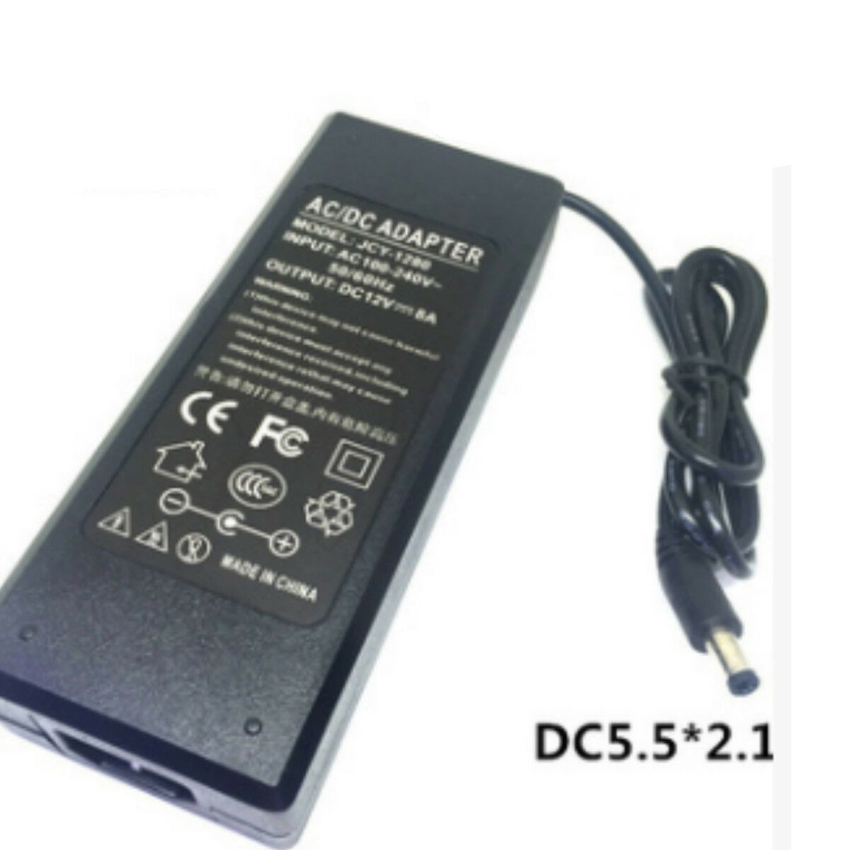 *Brand NEW*Charger Switch Transformer LED strip 12V 8A 96W AC/DC adapter power supply