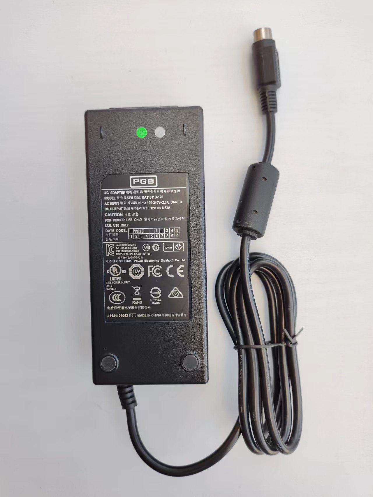 *Brand NEW* DS916+12V 8.33A AC DC ADAPTHE Synology PGB EA11011D-120 POWER Supply