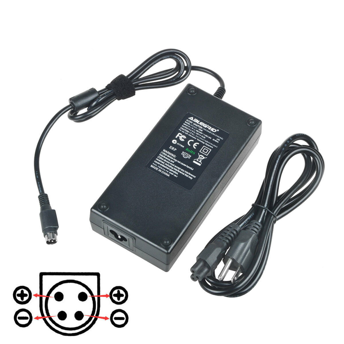 *Brand NEW* for Dell FSP150-AHAN1 LCD 9NA1350204 Power Cord Mains 4-Pin AC Adapter Charger