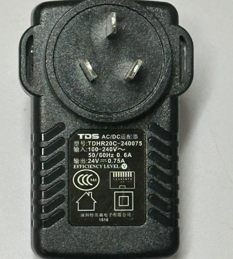 *Brand NEW*Original TDS TDHR20C-240075 24V 0.75A AC ADAPTER Power Supply