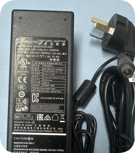 *Brand NEW*Original HOIOTO ADS-110DL-52-1 520094G 52V 1.8A AC ADAPTER Power Supply