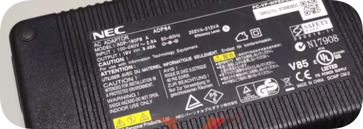 *Brand NEW*NEC19V9.48A power adapter ADP180FBA round head charging cable DC19V180W transformer