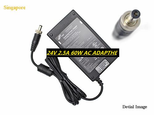 *Brand NEW*FSP060-RTAAN2 FSP060-DAAN3 FSP050-DAAN3 FSP 24V 2.5A 60W-5.5x2.5mm-Metal AC ADAPTHE POWER Supply