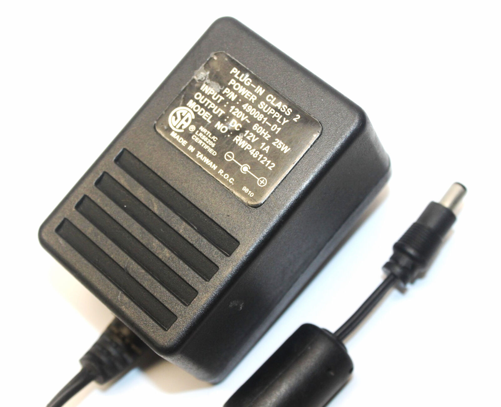 *Brand NEW*Output DC 12V 1A AC Adapter RWP481212 Plug-In Class 2 Transformer POWER Supply