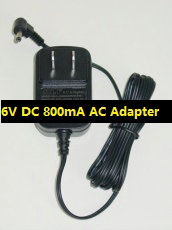 *Brand NEW* MLF MLF-A00060600800U0031 6V DC 800mA AC Adapter MLFA00060600800U0031