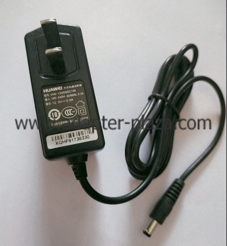 *New* HUAWEI HW-120050C1W FOR 12V 0.5A AC Adapter 5.5*2.1MM Power Supply