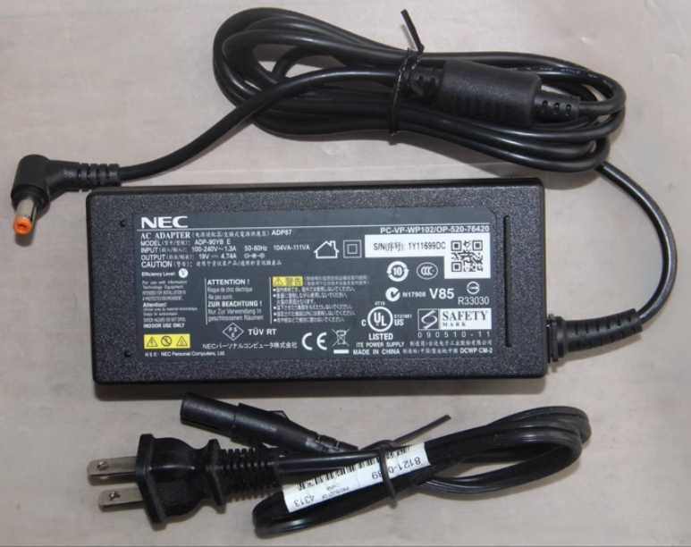 *Brand NEW* NEC 19V 4.74A (90W) AC DC ADAPTHE ADP-90YB E AP-1900-23 AP-1900-35 POWER Supply