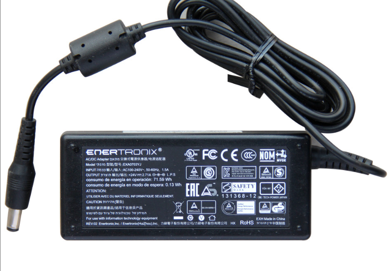 *Brand NEW* DC24V 2.71A (65W) AC DC ADAPTHE EXA0703YJ Enertronix POWER Supply