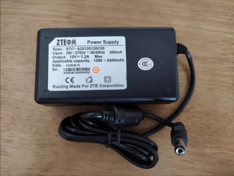 *Brand NEW* ZTE STC-A20120120C55 12V 1.2A AC DC ADAPTHE POWER Supply