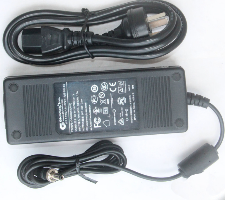 *Brand NEW* DC24V 3A (84W) AC DC ADAPTHE GlobTek C-24000054(RVB) POWER Supply