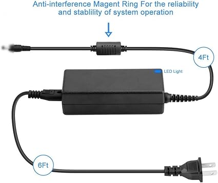 AC Adapter Charger Power Supply for Zebra Eltron TLP2844 TLP LP 2844 2824 GC420 GC420T GC420d Label Printer C
