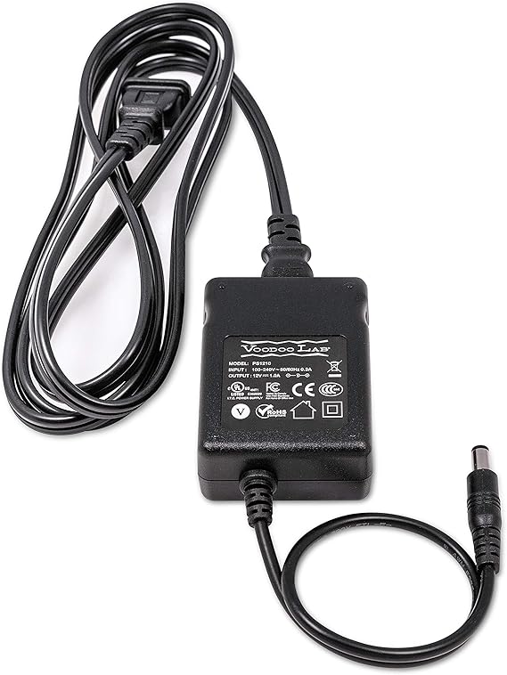 Voodoo Lab PS1210 Power Adapter for Pedal Power X4 Brand Voodoo Lab Connector Type Barrel Connector Compatibl Voodoo Lab PS1210 Power Adapter for Pedal Power X4 Brand Voodoo Lab Connector Type Barrel Connector Compatibl