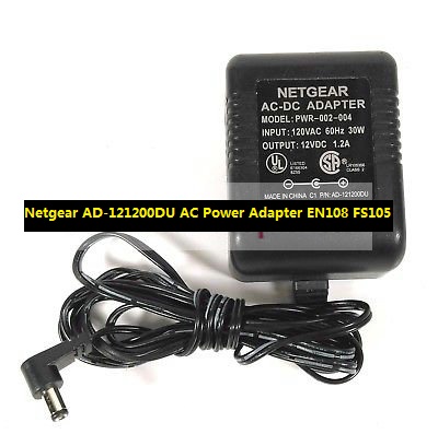 *Brand NEW* 12V 1.2A Genuine Netgear AD-121200DU AC Power Adapter EN108 FS105 - Click Image to Close