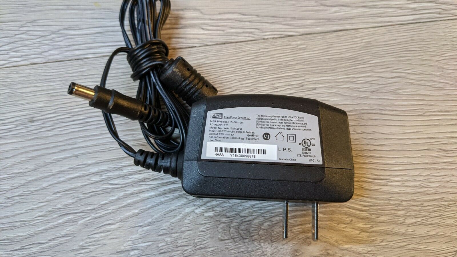 *Brand NEW* 12V Asian Power Devices APD WA-12M12FU AC Adapter Power Supply