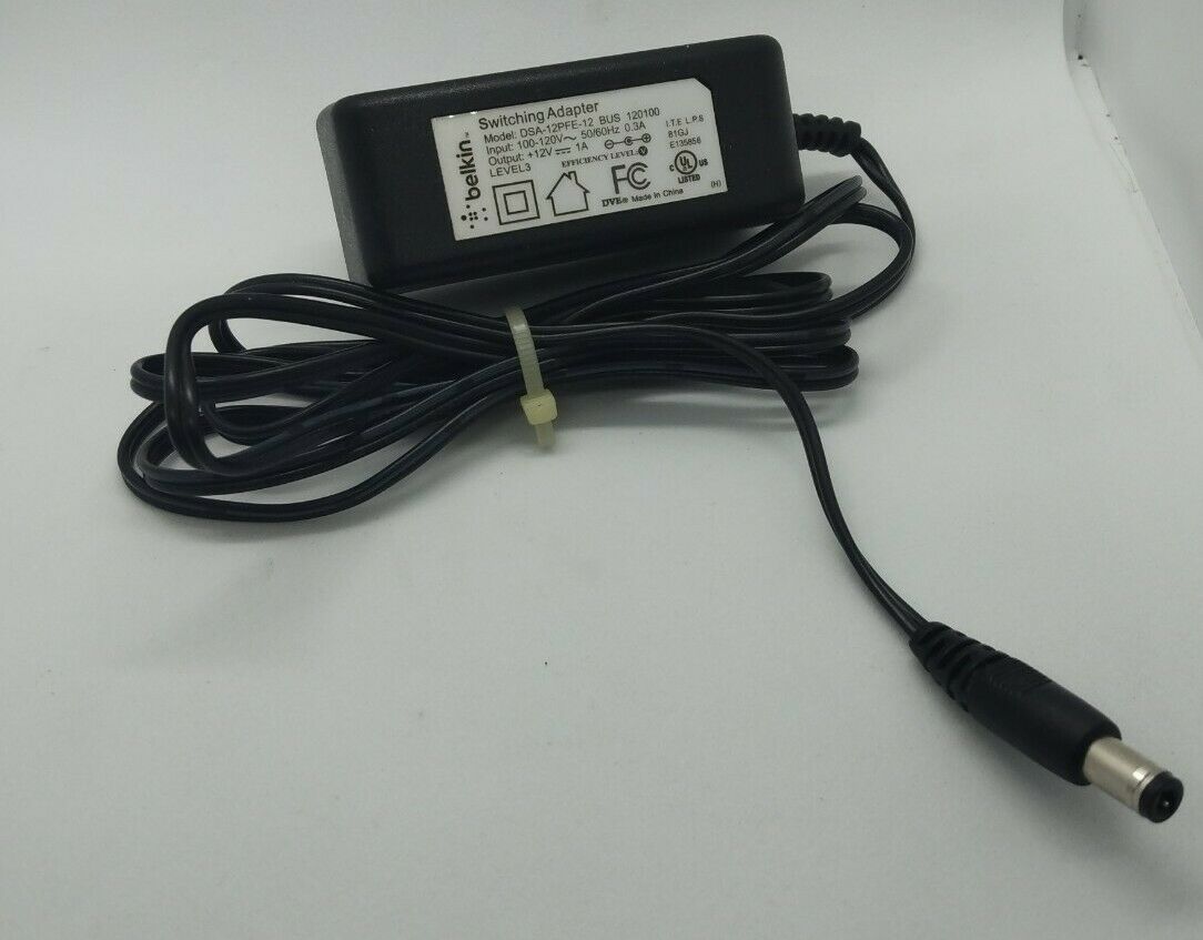 *Brand NEW* Belkin DSA-12PFE-12 BUS 120100 Router Power Supply Adapter - Click Image to Close