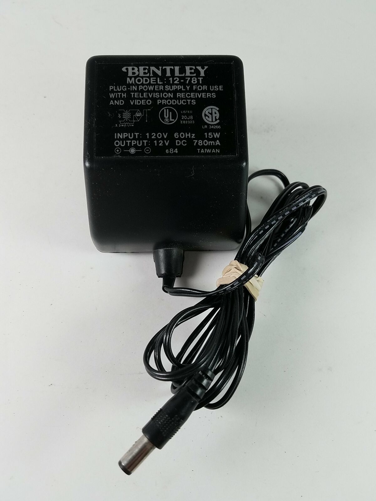 *Brand NEW*12VDC 780mA AC DC ADAPTHE Bentley 12-78T Power Supply