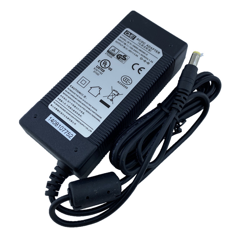 *Brand NEW*POWER SUPPLY 48V 0.8A AC AD ADAPTER GVE GM50-480080-D 5.5*2.5 - Click Image to Close