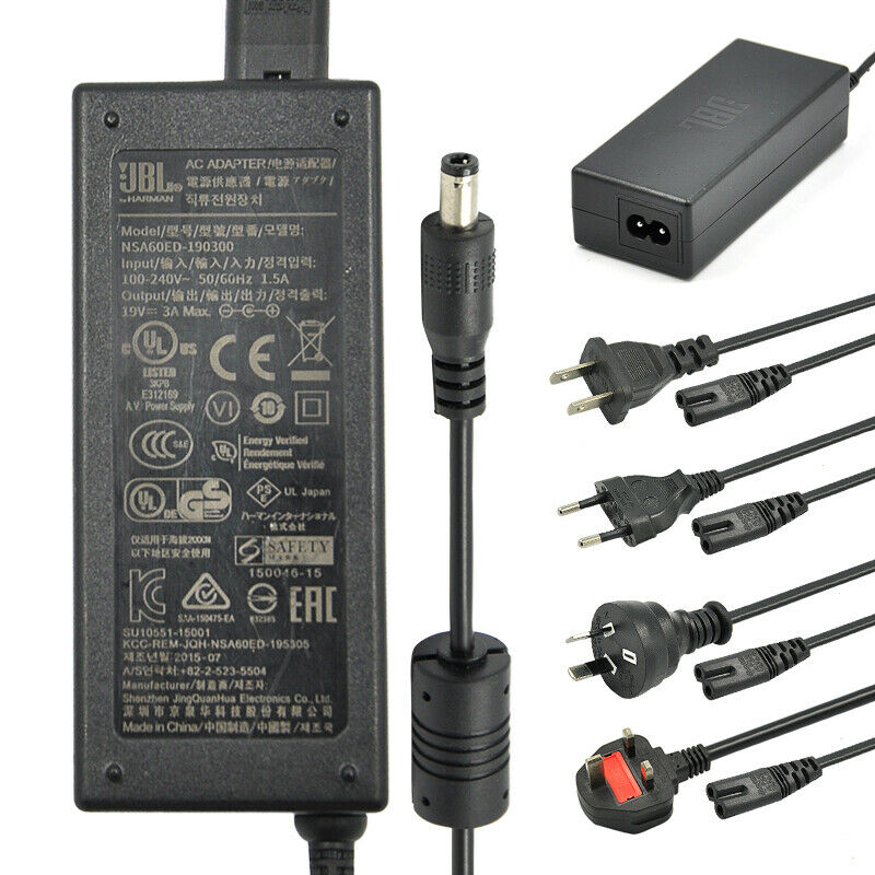 *Brand NEW* 19V 3A AC Adapter JBL Xtreme 1 2 Portable Speaker Power Supply