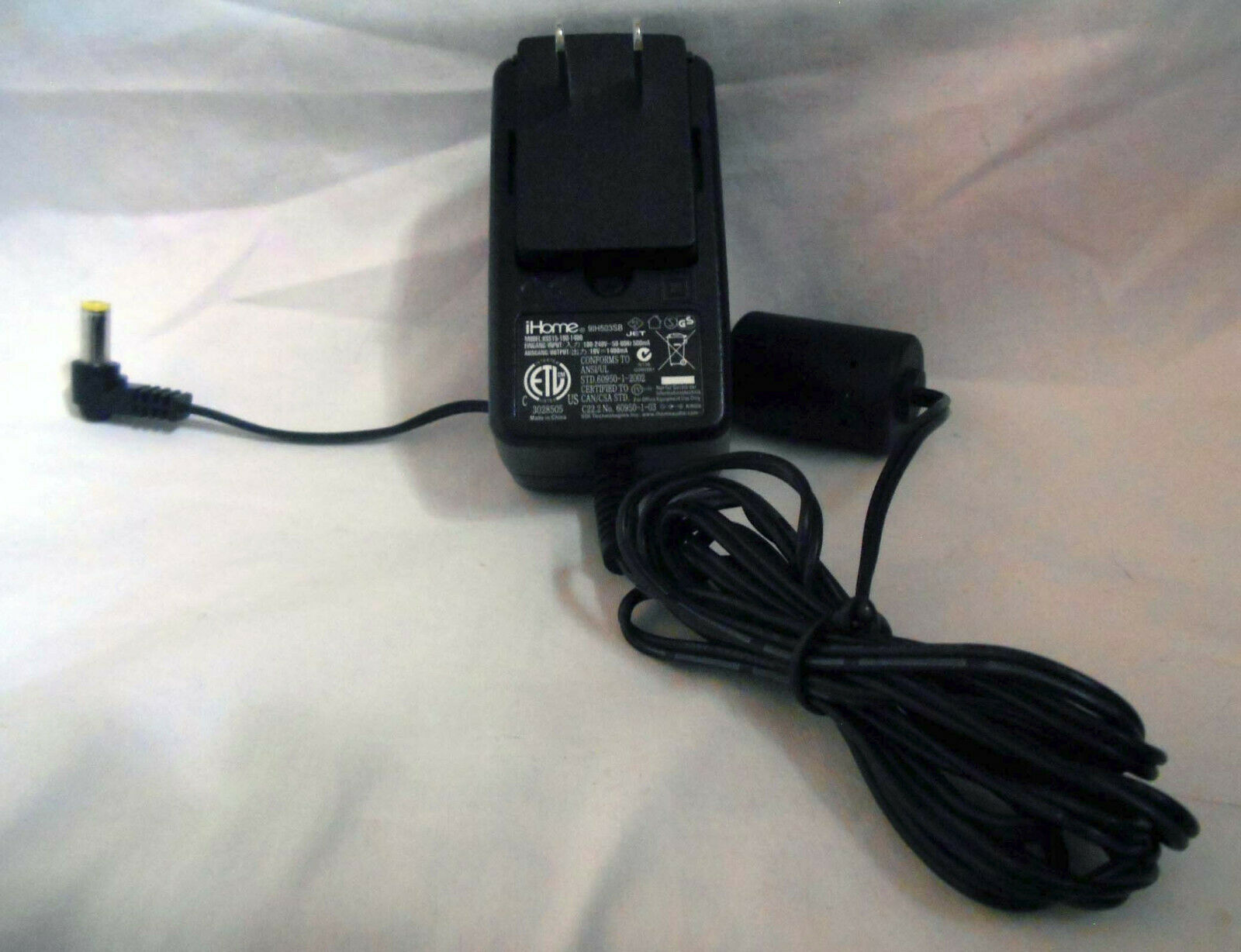 *Brand NEW*iHome KSS15-100-1400 10V 1.4A AC/DC Adapter