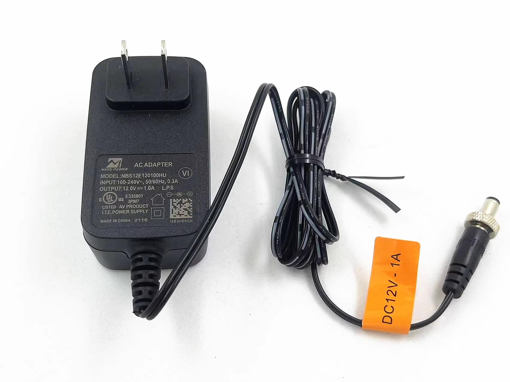 *Brand NEW*datavideo DAC-60 DAC-70 MASS POWER 12.0V 1.0A AC/DC ADAPTER NBS12E120100HU POWER Supply