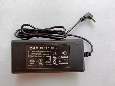 *Brand NEW* CDP-120 130 230R CASIO S100BK PX-7WE 12V 1.5A AC ADAPTER POWER Supply