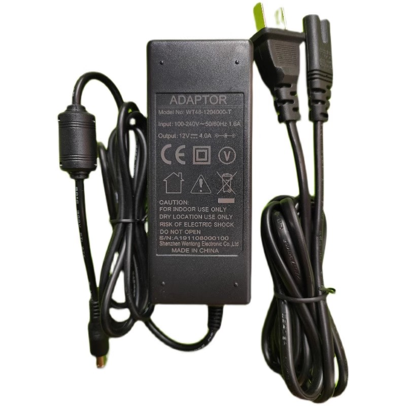 *Brand NEW*WT48-1204000-T ADAPTOR 12V 4A AC DC ADAPTHE POWER Supply