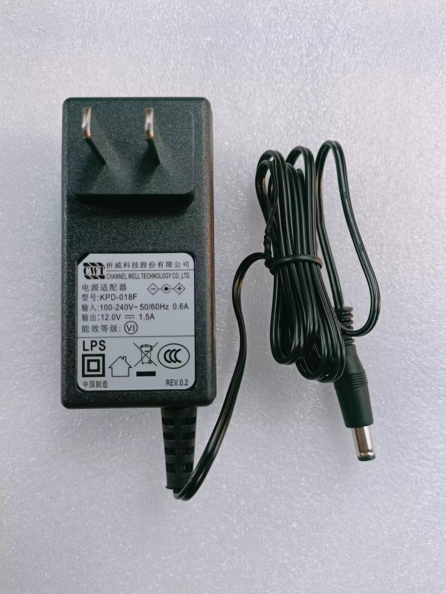 *Brand NEW* CWT KPD-018F 12V 1.5A AC DC ADAPTHE POWER Supply