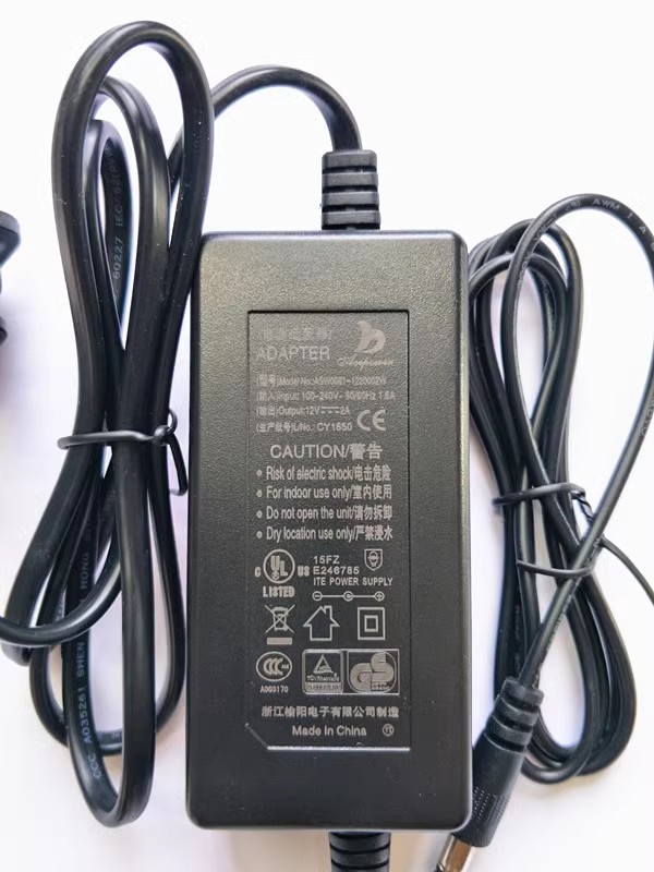 *Brand NEW* 5.5MM*2.1MM AC100-240V 50/60Hz 12V 2A AC DC ADAPTHE ASW0081-1220002W POWER Supply