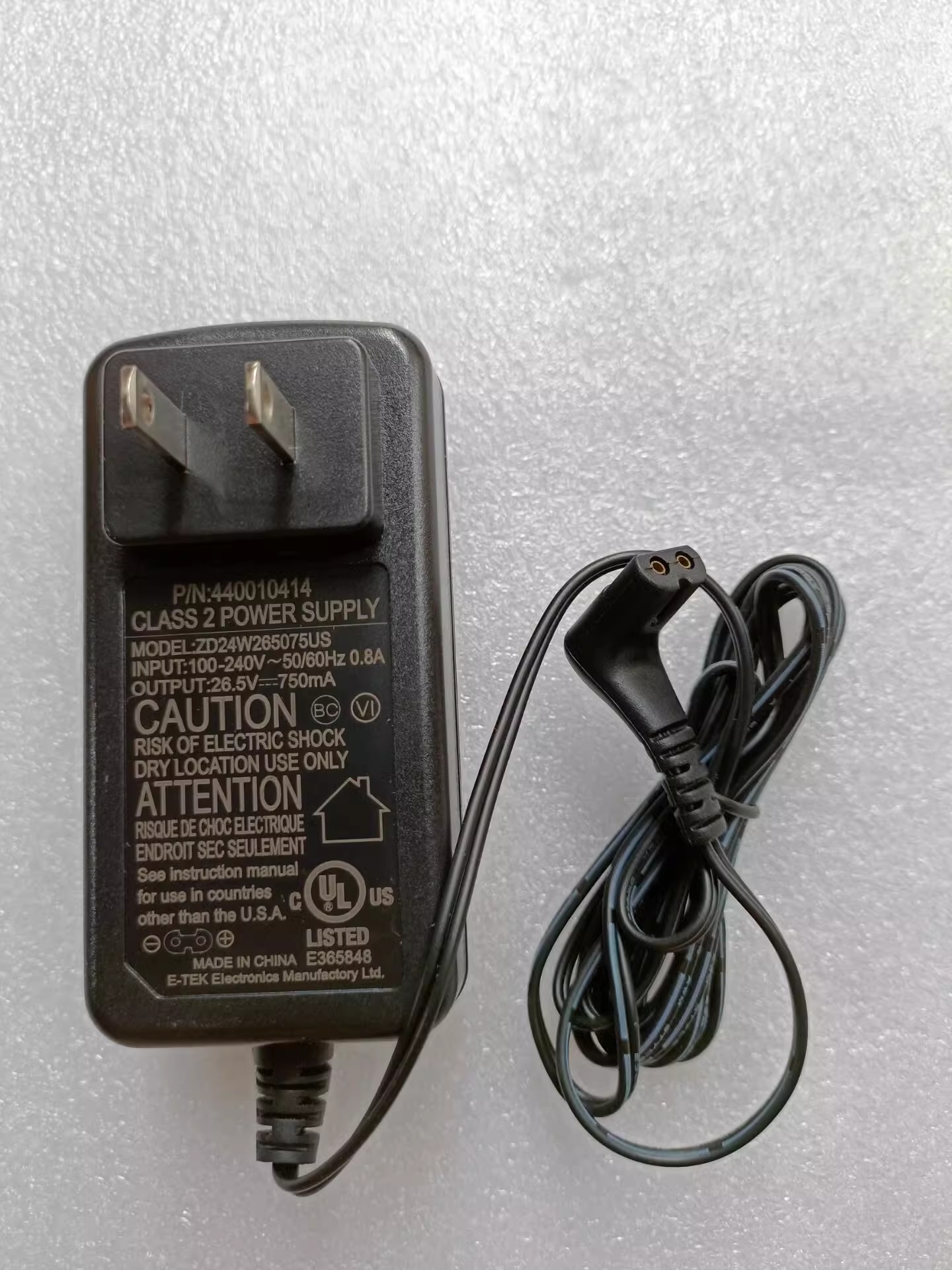 *Brand NEW* Hoover ZD24W265075US 26.5V 750MA AC DC ADAPTHE POWER Supply