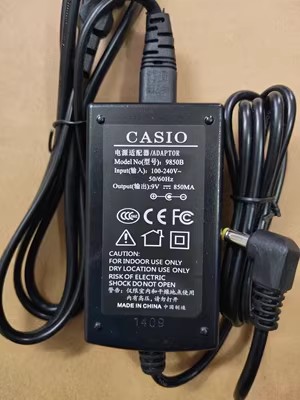 *Brand NEW* CASIO 9850B CT670 9V ct-670 ct-640 9V 850MA AC DC ADAPTHE POWER Supply