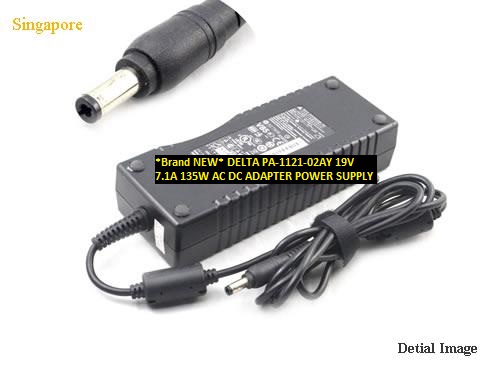 *Brand NEW*AC DC ADAPTER 135W 19V 7.1A DELTA PA-1121-02AY POWER SUPPLY - Click Image to Close