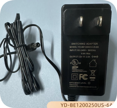*Brand NEW*Original 12V 2.5A AC ADAPTER YD-BE1200250US-6A Power Supply