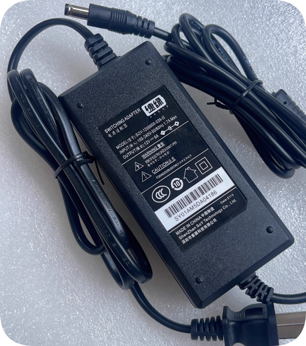 *Brand NEW*Original SOY SOY-1200600-039-ll 12V 6A AC ADAPTER Power Supply