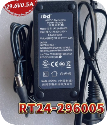 *Brand NEW*Original RT24-296005 29.6V 0.5A AC ADAPTER Power Supply