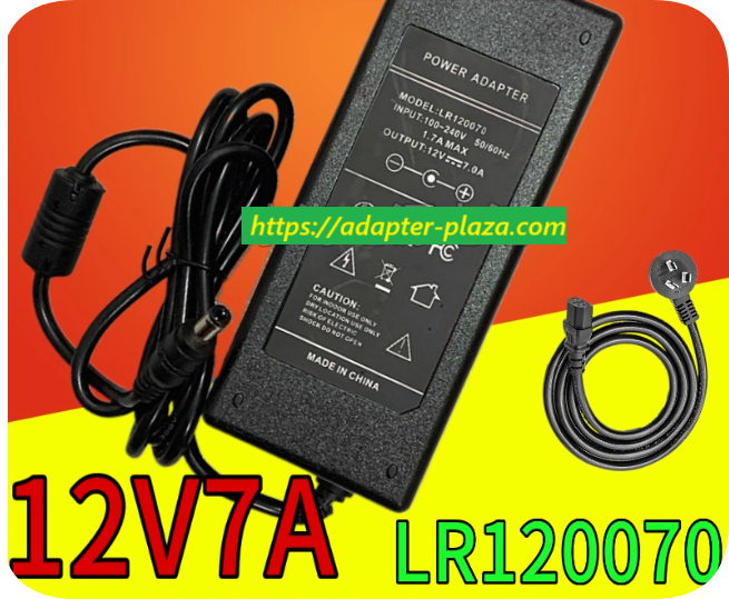 *Brand NEW*Original LR120070 12V 7A AC ADAPTER Power Supply