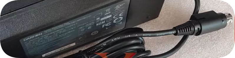 *Brand NEW*DARFON 19V 4.74A power adapter B082 four-pin plug hole 90W charging cable transformer