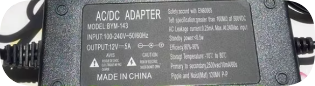 *Brand NEW*220V to 12V high power car wash machine power adapter 12V5A power transformer power cord