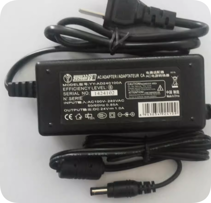 *Brand NEW*Yuyuan 24V1A switching power adapter transformer DC24V1A DC two-wire YY-AD240100A