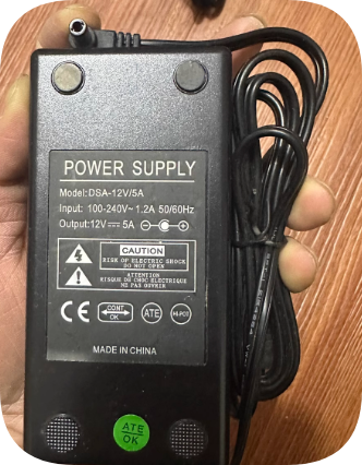 *Brand NEW*POWER SUPPLY DSA-12/5A Power Adapter 12V5A Elbow 5.5X2.5 12V60W *Brand NEW*POWER SUPPLY DSA-12/5A Power Adapter 12V5A Elbow 5.5X2.5 12V60W