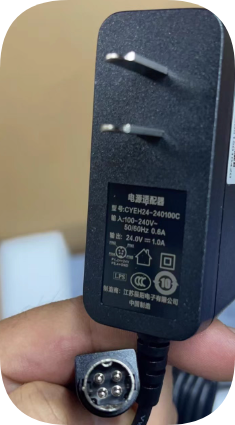 *Brand NEW*SUNMI D1S D2T2 cash register all-in-one 24V1A charging power adapter cable CYEH24-240100C