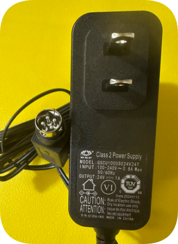 *Brand NEW*SUNMI D1S D2T2 cash register all-in-one 24V1A charging power adapter cable GSP GSCU1000S024V24T