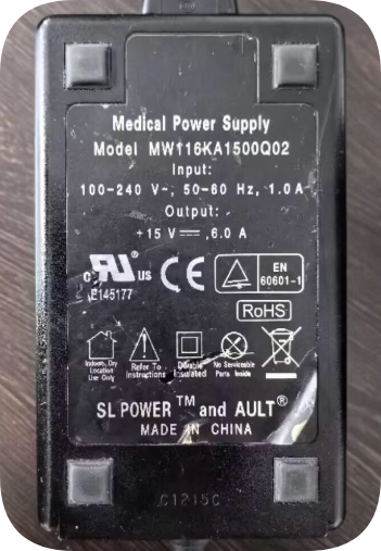 *Brand NEW*Bard Ultrasonic Adapter MW116KA1500Q02 Power Adapter 15V6A Eight-pin Charger Transformer
