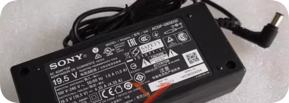 *Brand NEW* ACD-085E02 Sony 19.5V 4.35A power adapter TV charging cable charger