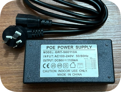 *Brand NEW*DC56V1.1A POE power adapter module GRT-560110A Gigabit POE power supply DC56V1100mA