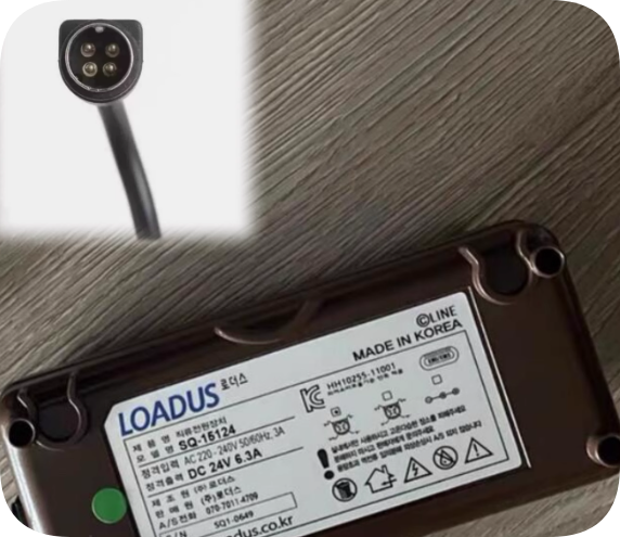 *Brand NEW*Applicable to LOADUS power adapter DC24V6.3A four-pin SQ-15124 charger H10255-11001