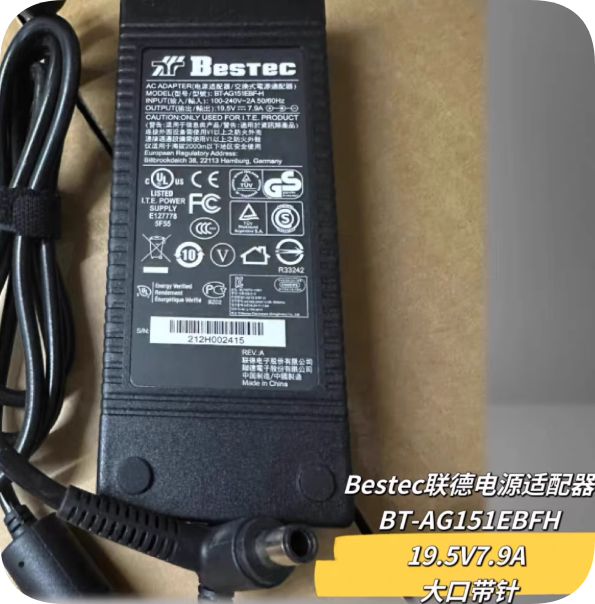 *Brand NEW*Bestec BT-AG151EBFH 19.5V 7.9A AC ADAPTER Power Supply