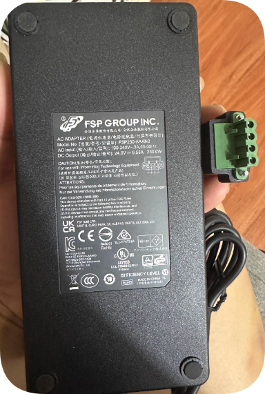 *Brand NEW*Power Supply FSP230-AAA3 24V 9.58A 230W 4-pin Plug Laptop Power Adapter for Industrial Computers
