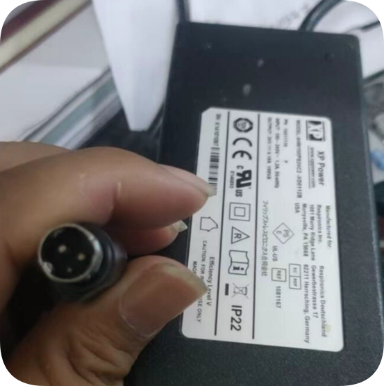 *Brand NEW*Suitable for XP AHM100PS24C2-XD0112B power adapter 24V4.16A round port three-pin charger